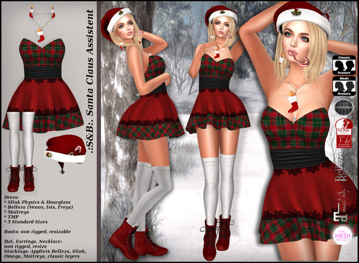 .:S&B:. Santa Claus Assistent Full Outfit