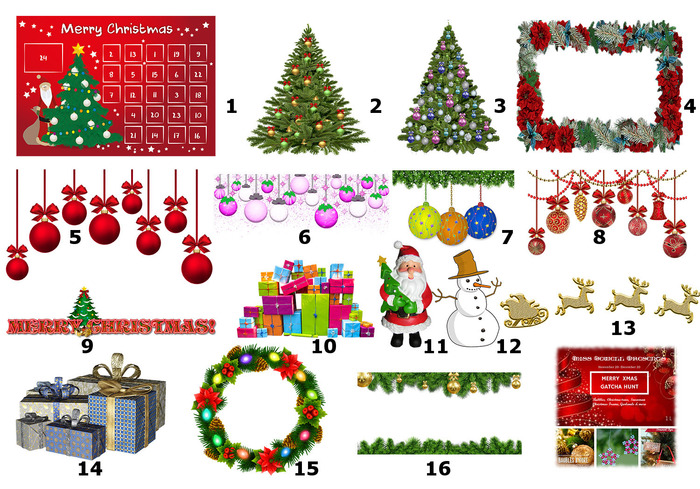 16 Christmas Decoration COPY AND MODIFY 