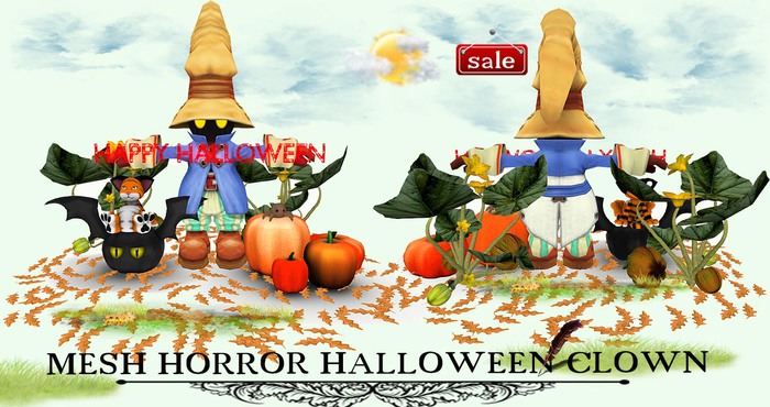 MESH HORROR HALLOWEEN CLOWN V.2