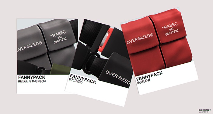 NORWHERE - "Buckle Up" Fannypack Red 