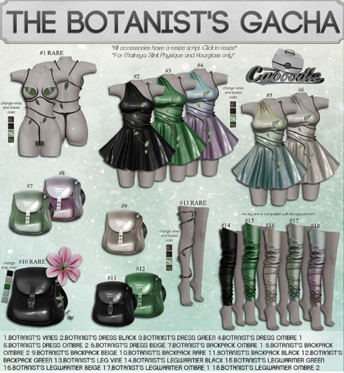 Caboodle - botanický batoh - zelený