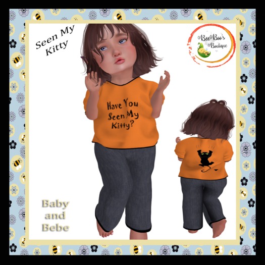 BeeBoo's - Seen My Kitty? Outfit -Box HUD