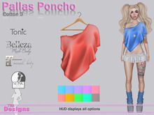 Pallas Poncho With Hud Cotton 3