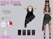 Alice Dress With Hud Black