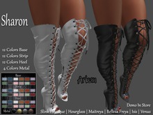 .::Arkan::. Sharon Boots Slink/Maitreya/Belleza