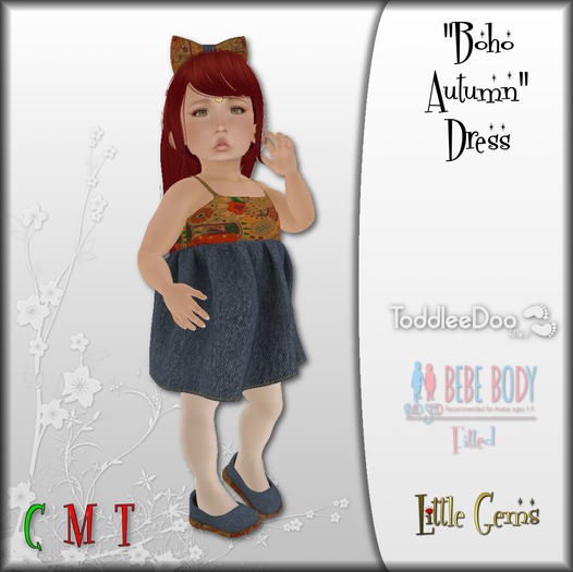 Boho Autumn Dress (boxed)