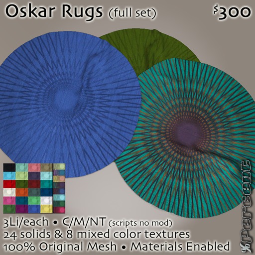 % Oskar Rug (multi/all) *MESH*