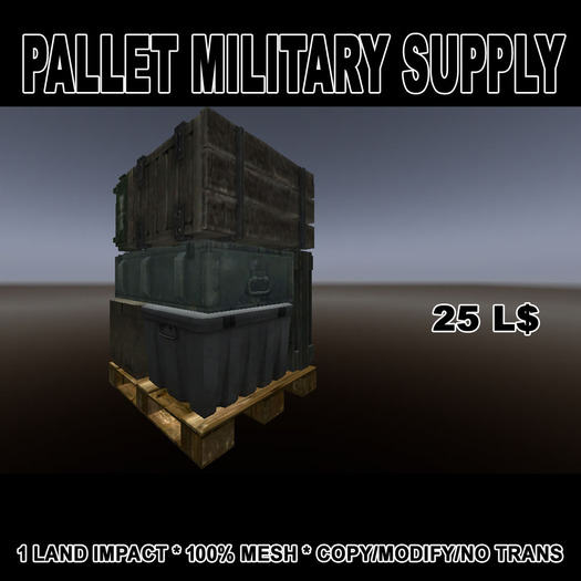Military Supply Pallet