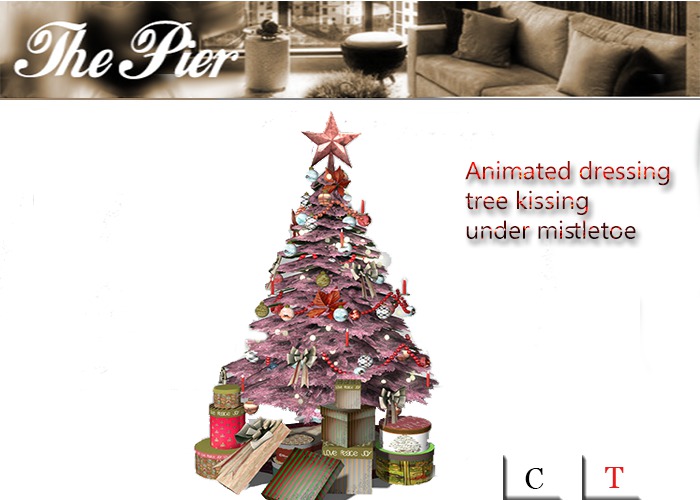 Traditional Plum Christmas Tree*