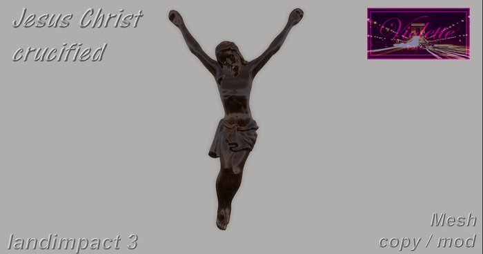 Jesus Christ crucified mesh