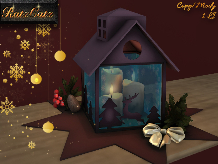 .: RatzCatz :. Xmas Decor *Deer Lantern*