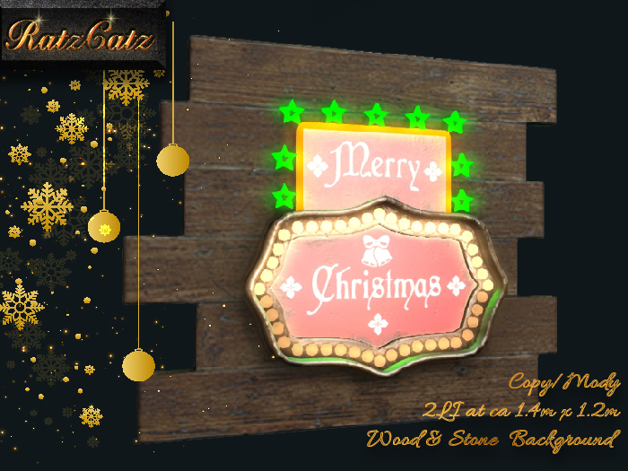 .: RatzCatz :. Neon Xmas Sign Burlesque