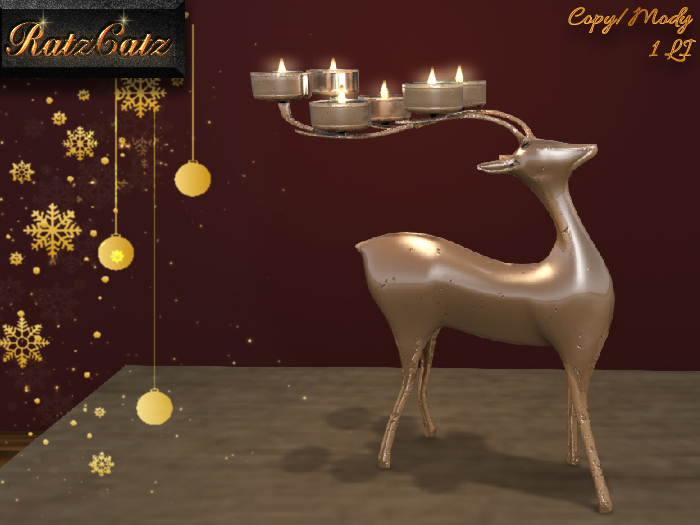 .: RatzCatz :. Deer Candle Holder