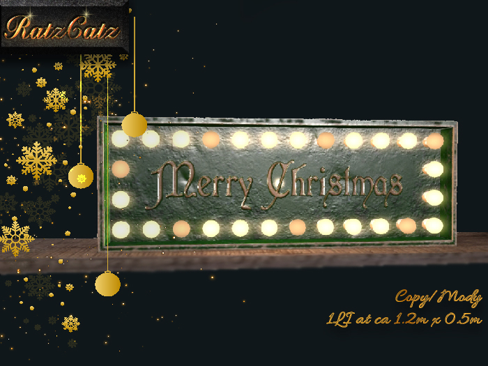 .: RatzCatz :. Christmas LampDecor 01