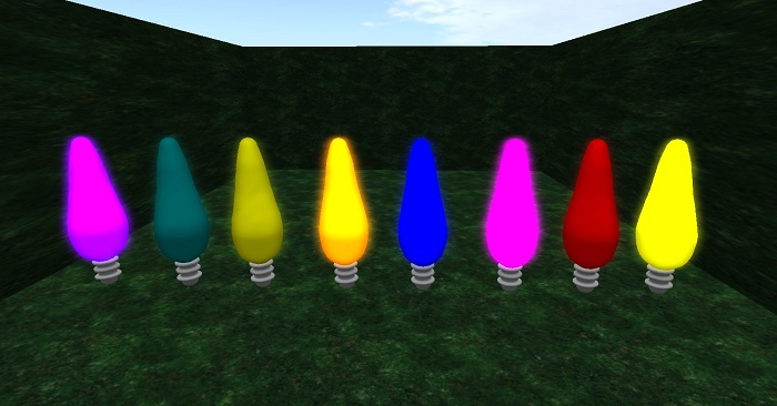 GIANT CHRISTMAS LIGHTS LAND DECOR