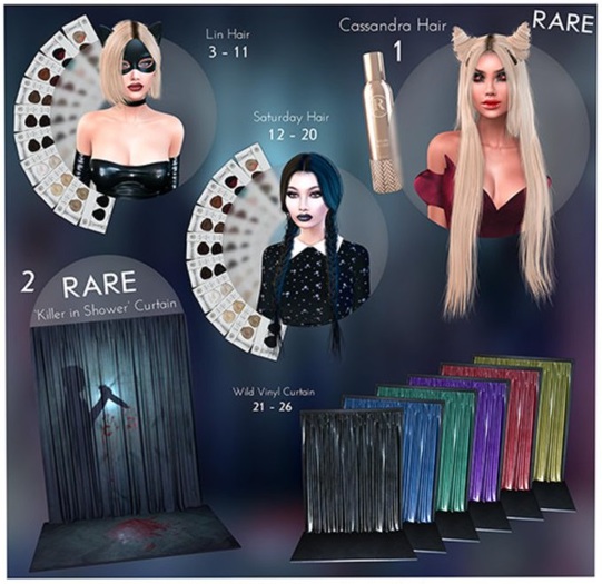 #selfie_RAMA - 'Killer in Shower' Curtain RARE