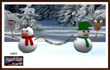 Christmas -  Merry Christmas Snowman Couple
