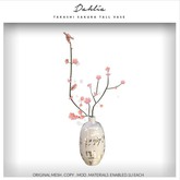 Dahlia - Takashi - Sakura - Tall Vase 