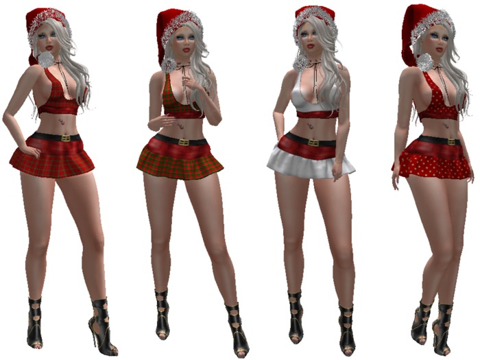 CORA CHRISTMAS OUTFIT SKIRT & TOP EVE,BELLEZA,MAITREYA,SLINK,TMP,ALTAMUR