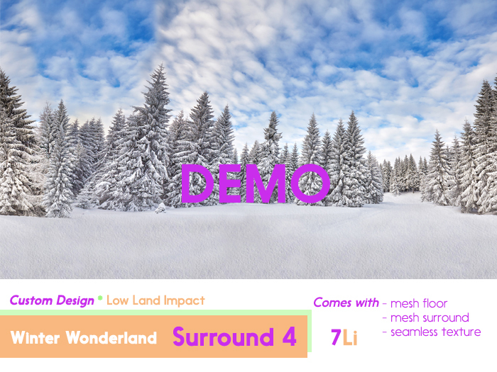 Seamless Winter Surround Texture & Skybox 4
