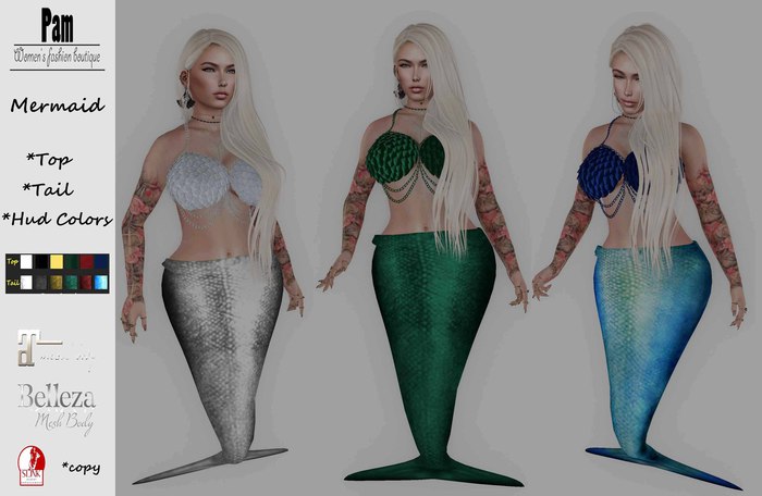 Mermaid Tail and Top