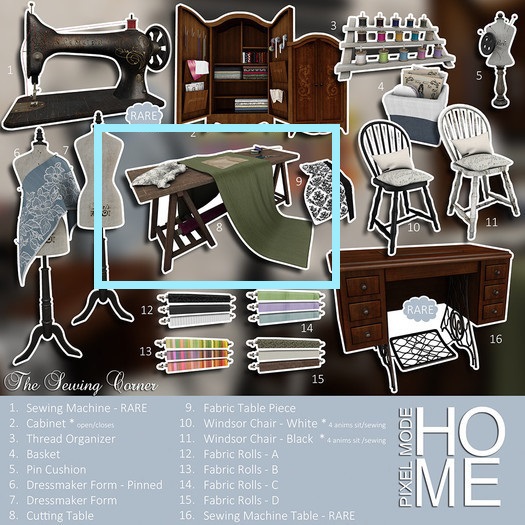 [PM]Pixel Mode - The Sewing Room - Cutting Table Retired