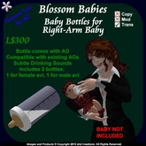 sh2 Blossom Baby Baby Bottles for Right-Arm Baby v2.0