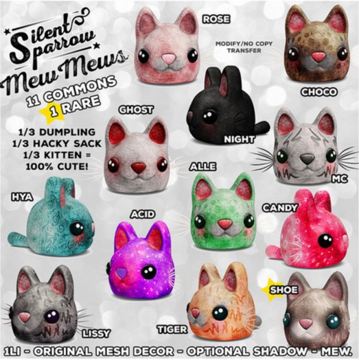 ~silentsparrow~ MewMew - Shoe RARE