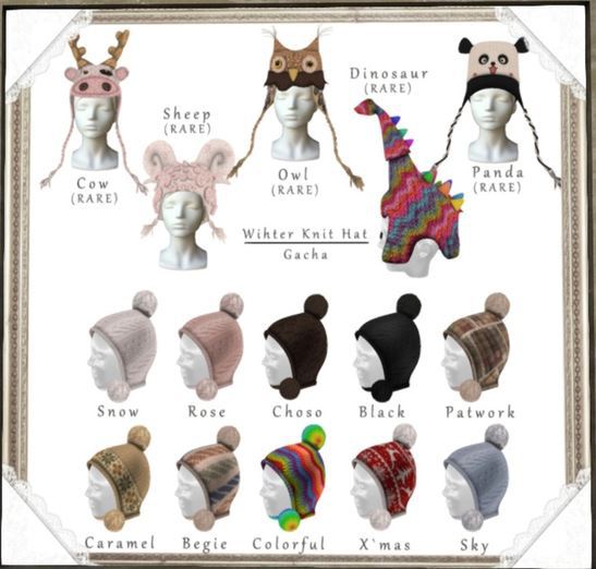 =Zenith=Winter Knit hat (Black)