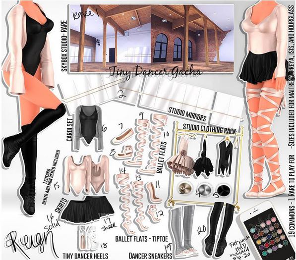 REIGN.- BALLET FLATS THIGH (MAITREYA)  #14