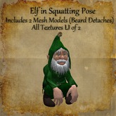 Bad Katz Squatting Elf