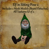 Bad Katz Elf Sitting Pose 2