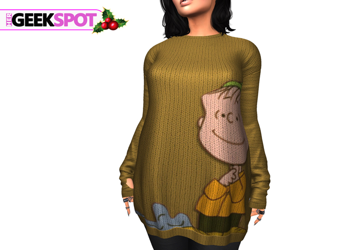 HER GEEK SPOT - CHRISTMAS SWEATER - Charlie Brown LINUS