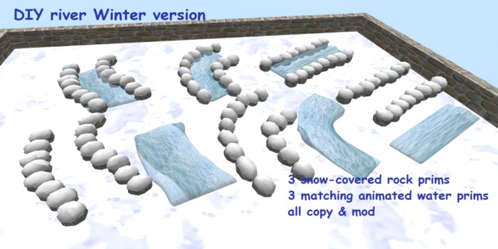 DIY river winter version