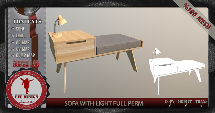 Sofa With Light  Full Perm ADD