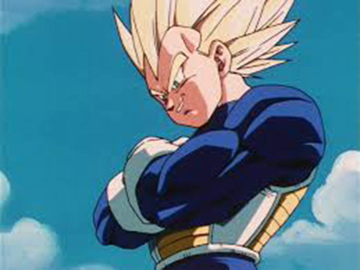 Vegeta furioso