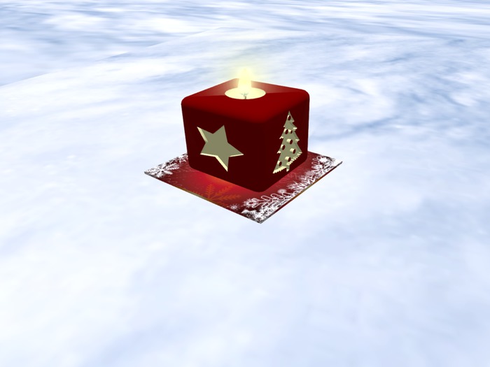 Musical Candle and plate 