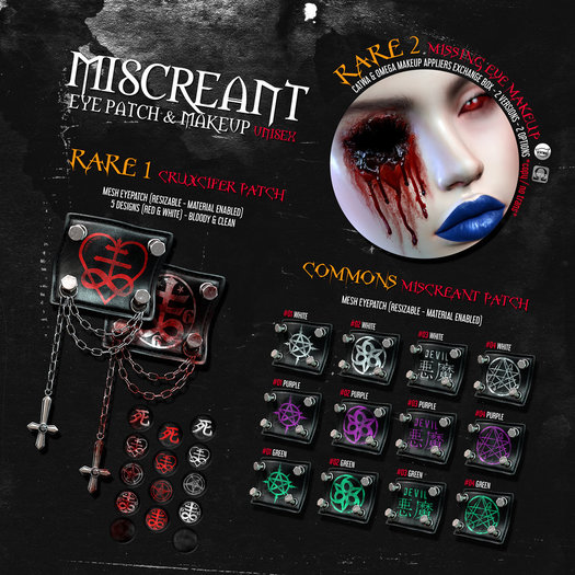 [ Conviction ] Miscreant Patch #04 Purple /COMMON/