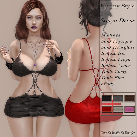 Enemy Style: Sonya Dress (ADD/REZZ)