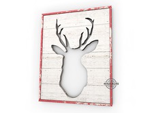 Trompe Loeil - Reindeer Cutout Wall Art