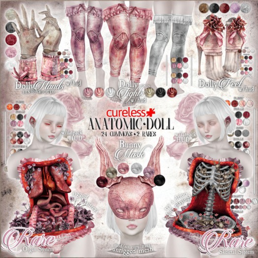 CURELESS [+] Anatomic Doll / Dolly Hands / LILAC