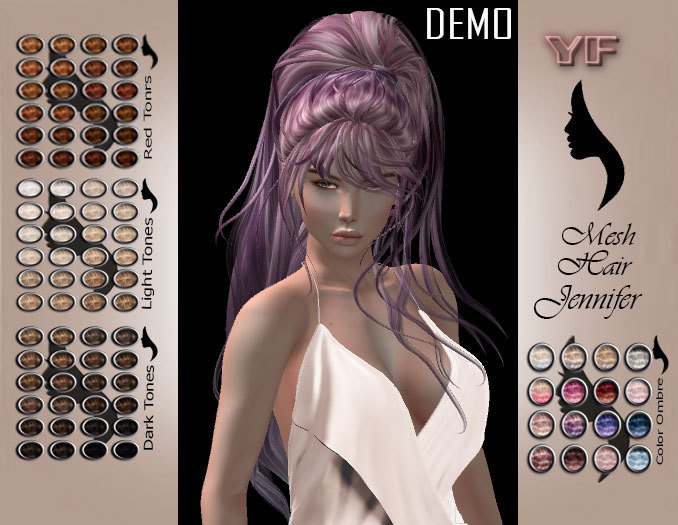 YF-88Colors-Mesh Hair ^Jennifer^DEMO
