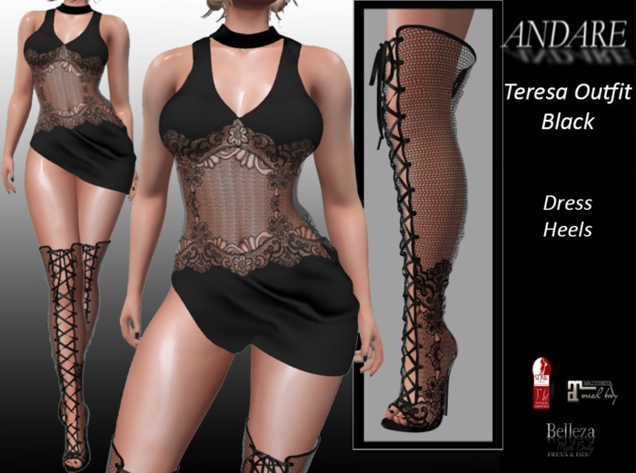 ANDARE - Teresa Outfit Black PACK