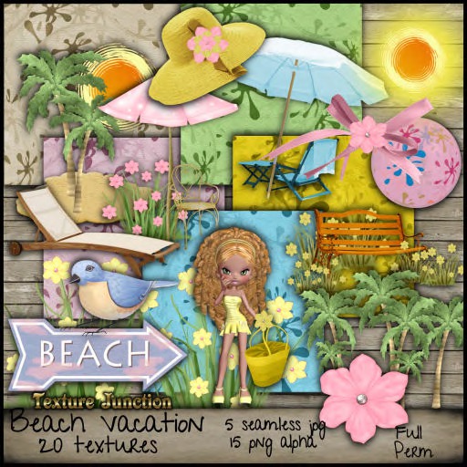 ~TJ~  Beach Vacation Texture Set