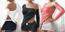 Zina EXCLUSIVE Female Top- MAITREYA LARA - FATPACK 30 Color HUD CB collection