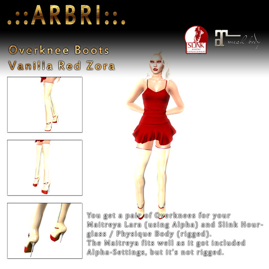 .::Arbri::. Overknees (Vanilla Red Zora)