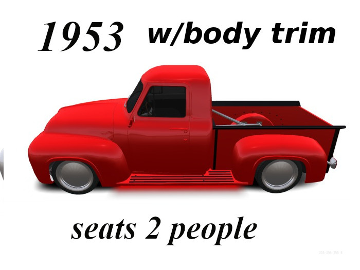 1953 pickup w/body trim (boxed)