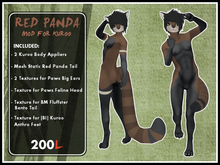/S7/ - Red Panda (Brown) - Kuroo Mod