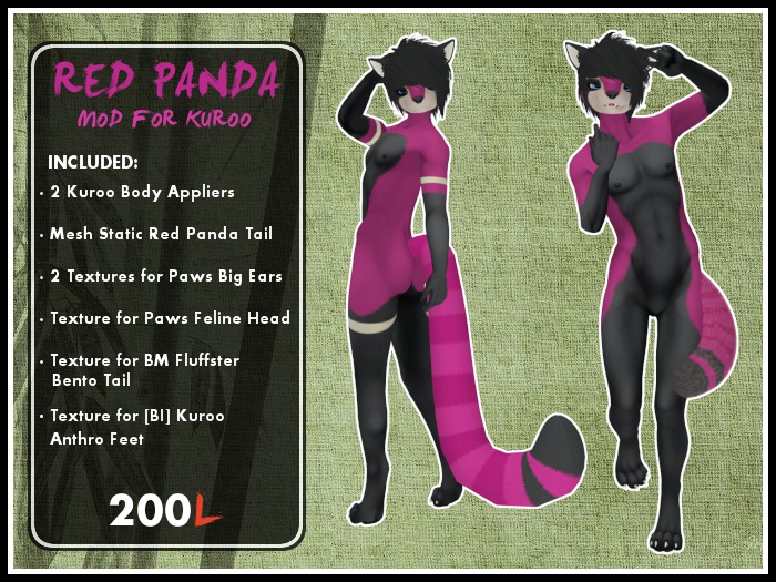 /S7/ - Red Panda (Pink) - Kuroo Mod