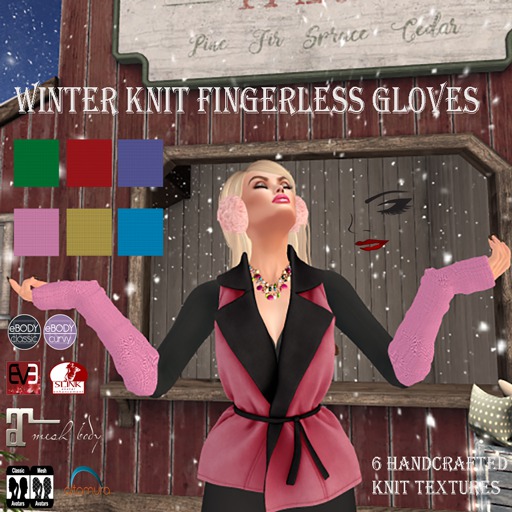 YGTL - WINTER KNIT FINGERLESS GLOVES BOXED